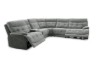 Picture of SOMNIX Manual Reclining Sectional Sofa with Storage Console & Cup Holders & USB Type-C Ports (Grey)