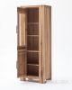 Picture of   [FLOOR MODEL CLEARANCE] CARDIFF Tall & Narrow Display Cabinet *Solid European Wild Oak & Made in Europe
