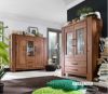 Picture of   [FLOOR MODEL CLEARANCE] CARDIFF Tall & Narrow Display Cabinet *Solid European Wild Oak & Made in Europe