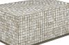 Picture of PIEDRAS Acacia Wood Coffee Table with Coconut Tiles