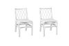Picture of BRIGHTON Teak Wood & Rattan Dining Chair (Off White)