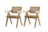 Picture of CHANDIGARH Solid Wood Replica Armchair (Natural)