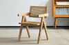Picture of CHANDIGARH Solid Wood Replica Armchair (Natural) - Each