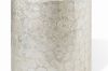 Picture of JULIETTE D39 Solid Wood Cylinder Side Table with Capiz Shell 