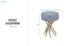 Picture of LIBERTE D37 Twig Wood Side Table with Raffia
