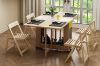 Picture of  [FLOOR MODEL CLEARANCE]  HANSON 120cm Butterfly/Foldable Dining Table (Light Oak Colour)