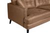 Picture of   [FLOOR MODEL CLEARANCE]BARRET Chaise Facing Right Sectional Air Leather Sofa (Brown) 