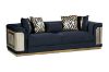 Picture of   [FLOOR MODEL CLEARANCE]ANCONA 2 Seater Velvet Sofa (Black)