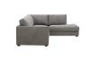Picture of   [FLOOR MODEL CLEARANCE]HEARTLAND Feather-Filled Fabric Sectional Sofa (Grey) - Chaise Facing Right
