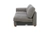 Picture of   [FLOOR MODEL CLEARANCE]HEARTLAND Feather-Filled Fabric Sectional Sofa (Grey) - Chaise Facing Right