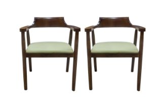 Picture of HIROSHIMA Solid Wood Replica Dining Armchair - 2 Chairs in 1 Carton