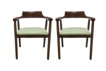 Picture of HIROSHIMA Solid Wood Replica Dining Armchair - 2 Chairs in 1 Carton