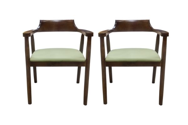 Picture of HIROSHIMA Solid Wood Replica Dining Armchair - 2 Chairs in 1 Carton