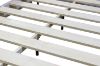 Picture of ROMEO Genuine Leather Queen Size Bed Frame (Light Grey) 