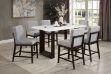 Picture of EDWYN 7PC 173 Marble Top Counter Height Table Set