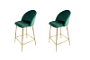 Picture of LUMI Bar Stool with Footrest