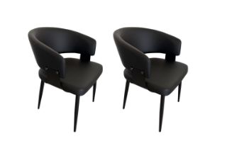 Picture of KALEM  Dining Chair (Black) - 2 Chairs in 1 Carton
