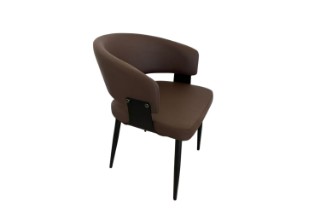 Picture of KALEM  Dining Chair (Dark Brown) - 2 Chairs in 1 Carton