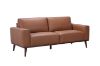 Picture of RHETT 3/2 Seater 100% Genuine Leather Sofa Range with Solid Wood Platform Base (Brown)