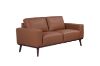 Picture of RHETT 3/2 Seater 100% Genuine Leather Sofa Range with Solid Wood Platform Base (Brown)