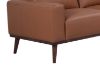 Picture of RHETT 3/2 Seater 100% Genuine Leather Sofa Range with Solid Wood Platform Base (Brown)