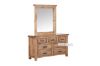 Picture of  [FLOOR MODEL CLEARANCE]FRANCO 7-Drawer Solid NZ Pine Wood Dresser with Mirror