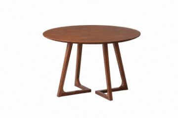Picture of RIKA 5PC D100 Round Solid Wood Dining Set