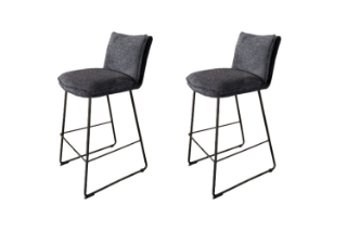 Picture of LULL Bar Stool with Footrest - 2 Chairs in 1 Carton
