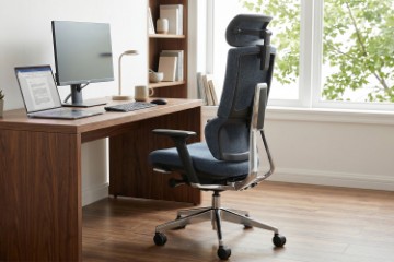 Picture of STRIX High Back Office Chair with 3D Adjustable Headrest & Dynamic Balance Backrest, 3D Armrests and Seat Slider 