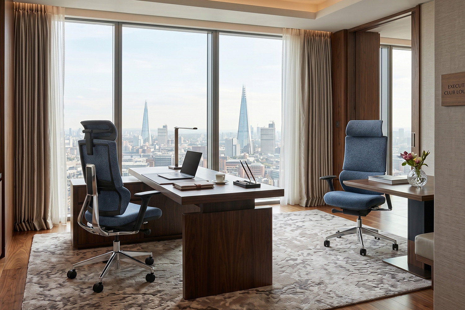 STRIX High Back Office Chair with 3D Adjustable Headrest & Dynamic ...