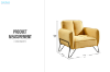 Picture of FREYA Modern Accent Armchair