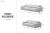 Picture of  [FLOOR MODEL CLEARANCE] MORGAN 100% Genuine Leather 2 Seater Sofa