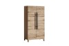 Picture of  [FLOOR MODEL CLEARANCE] WALLACE Large Oak Wood Multifunctional Storage Bar Cabinet