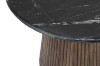 Picture of  [FLOOR MODEL CLEARANCE] HUBIE D120 Mango Wood Round Dining Table With Marble Top