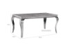 Picture of  [FLOOR MODEL CLEARANCE] AITKEN 160 Marble Top Stainless Steel Dining Table (Grey)