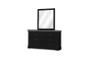 Picture of  [FLOOR MODEL CLEARANCE] LOUIS 6-Drawer Dresser and Mirror with LED Lighting (Black)