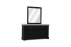 Picture of  [FLOOR MODEL CLEARANCE] LOUIS 6-Drawer Dresser and Mirror with LED Lighting (Black)