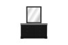 Picture of  [FLOOR MODEL CLEARANCE] LOUIS 6-Drawer Dresser and Mirror with LED Lighting (Black)