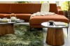 Picture of  [FLOOR MODEL CLEARANCE] HUBIE Mango Wood D60 Round Side Table With Marble Top