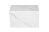 Picture of  [FLOOR MODEL CLEARANCE] DELRAY 57cm Sintered Stone Coffee Table (Matte White)