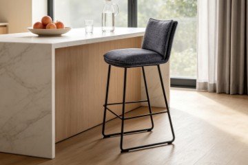 Picture of LULL Bar Stool with Footrest