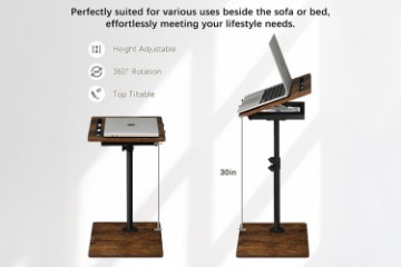 Picture of VELA 360° Rotating Top Height Adjustable Side Table