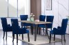 Picture of [FLOOR MODEL CLEARANCE]  HALMAR High Back Dining Chair (Blue)