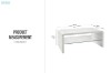Picture of  [FLOOR MODEL CLEARANCE] FENNY 105 High Gloss Coffee Table with Shelf