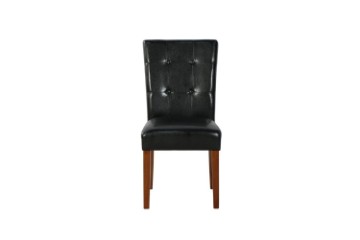 Picture of  [FLOOR MODEL CLEARANCE] SOMMERFORD Tufted PU Leather Dining Chair (Black)