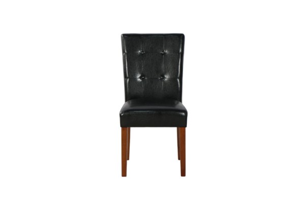 Picture of  [FLOOR MODEL CLEARANCE] SOMMERFORD Tufted PU Leather Dining Chair (Black)