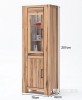 Picture of   [FLOOR MODEL CLEARANCE] CARDIFF Tall & Narrow Display Cabinet *Solid European Wild Oak & Made in Europe