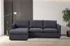 Picture of  [FLOOR MODEL CLEARANCE] BENDON Fabric Sectional Sofa (Dark Grey) - Chaise Facing Left