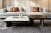 Picture of ZAVIER Nesting Coffee Table with White Marble Top