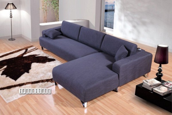 Picture of  [FLOOR MODEL CLEARANCE] SMARTVILLE Corner Sofa *Dark Grey - Facing Right